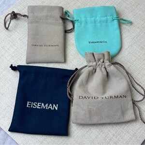 Designer Jewelry Drawstring Jewelry Pouch Lot